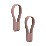 Zone Denmark Κρεμάστρες Πετσέτας Μαγνητικές Σετ 2 Τμχ 9 Εκ. - Loop Peach Red