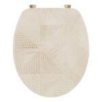 Κάλυμμα λεκάνης mdf με ανοξείδωτους μεντεσέδες 37,5χ46 cm Eurocasa