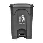 Κάδος Απορριμμάτων Πλαστικός 45L Ανθρακί – 42,5 x 39,5 x 60 cm