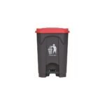 Κάδος Απορριμμάτων Πλαστικός 68L Κόκκινος – 49 x 42 x 72 cm