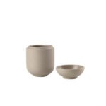 Zone Denmark Δοχείο Αποθήκευσης Stoneware Ø6,5x9 - Sensu Taupe - Image 2