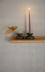 Zone Denmark Βάζο/Κηροπήγιο Γυάλινο Φ11x10 - Inu Moss Green/Brass - Image 4