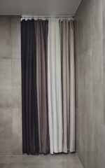 Zone Denmark Κουρτίνα Μπάνιου Υφασμάτινη 180x220 - Lux White - Image 3