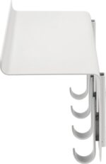 Zone Denmark Ράφι Τοίχου Με Κρεμάστρα Μεταλλικό 40x11,5x15 - A-Hallway Soft Grey - Image 3