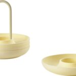 Zone Denmark Αυγοθήκες Με Βάση Σετ 4 Τμχ Φ11,2x9,5 - Singles Limestone