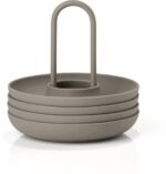 Zone Denmark Αυγοθήκες Με Βάση Σετ 4 Τμχ Φ11,2x9,5 - Singles Taupe - Image 2