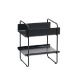 Zone Denmark Βοηθητικό Τραπέζι Μεταλλικό 48x35,6x55,7 - A-Console Table Black