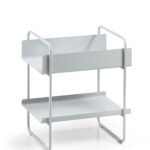 Zone Denmark Βοηθητικό Τραπέζι Μεταλλικό 48x35,6x55,5 - A-Console Table Soft Grey