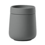 Zone Denmark Δοχείο Αποθήκευσης Για Μπατονέτες Stoneware Ø8,4x10,5 290 ml - Nova One Grey