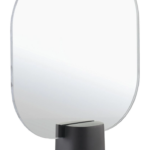 Zone Denmark Επιτραπέζιος Καθρέπτης Με Τσιμεντένια Βάση 20x6x26,5 - Time Black