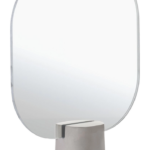 Zone Denmark Επιτραπέζιος Καθρέπτης Με Τσιμεντένια Βάση 20x6x26,5 - Time Concrete