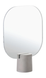 Zone Denmark Επιτραπέζιος Καθρέπτης Με Τσιμεντένια Βάση 20x6x26,5 - Time Concrete