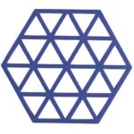 Zone Denmark Σουπλά Για Ζεστά Σκεύη Σιλικόνης 16x14 - Triangles Indigo