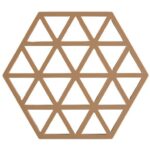 Zone Denmark Σουπλά Για Ζεστά Σκεύη Σιλικόνης 16x14 - Triangles Light Terracotta