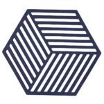 Zone Denmark Σουπλά Για Ζεστά Σκεύη Σιλικόνης 16x14 - Hexagon Midnight