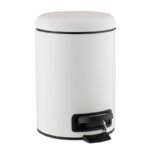 Södahl Κάδος Απορριμμάτων Μεταλλικός 3 Lt - Mono White