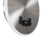 GLOBOSTAR® GOOSE 60884 Μοντέρνο Φωτιστικό Τοίχου - Απλίκα Ξενοδοχείου Reading Light με Φορτιστή USB 3A LED 6W 600lm 36° & 360° AC 220-240V IP20 Φυσικό Λευκό 4500K - CREE XPE & Lumileds SMD Chip & TÜV SÜD Driver - Νίκελ Βούρτσας - Μ15.5 x Π15 x Υ30.5cm - 3 Χρόνια Εγγύηση - Image 9