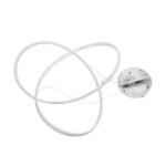 GLOBOSTAR® DEXTER 60914 Μοντέρνο Κρεμαστό Φωτιστικό Οροφής LED 90W 10080lm 300° AC 220-240V IP20 Ρυθμιζόμενο Λευκό CCT με Χειριστήριο από 2700K έως 6000K Dimmable - Lumileds SMD Chip - Λευκό Ματ - Μ73 x Π73 x Υ16cm - 3 Χρόνια Εγγύηση - Image 7