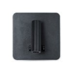GLOBOSTAR® LADY-S 60942 Μοντέρνο Φωτιστικό Τοίχου - Απλίκα Ξενοδοχείου Reading Light με Φορτιστή USB 3A LED 6W 600lm 36° & 360° AC 220-240V IP20 Φυσικό Λευκό 4500K - Bridgelux COB Chip & TÜV SÜD Driver - Μαύρο Ματ - Μ15 x Π15 x Υ7cm - 3 Χρόνια Εγγύηση - Image 3