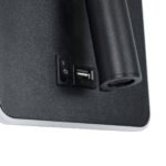 GLOBOSTAR® LADY-S 60942 Μοντέρνο Φωτιστικό Τοίχου - Απλίκα Ξενοδοχείου Reading Light με Φορτιστή USB 3A LED 6W 600lm 36° & 360° AC 220-240V IP20 Φυσικό Λευκό 4500K - Bridgelux COB Chip & TÜV SÜD Driver - Μαύρο Ματ - Μ15 x Π15 x Υ7cm - 3 Χρόνια Εγγύηση - Image 5