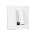 GLOBOSTAR® LADY-S 60943 Μοντέρνο Φωτιστικό Τοίχου - Απλίκα Ξενοδοχείου Reading Light με Φορτιστή USB 3A LED 6W 600lm 36° & 360° AC 220-240V IP20 Φυσικό Λευκό 4500K - Bridgelux COB Chip & TÜV SÜD Driver - Λευκό Ματ - Μ15 x Π15 x Υ7cm - 3 Χρόνια Εγγύηση - Image 2