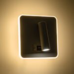 GLOBOSTAR® LADY-S 60943 Μοντέρνο Φωτιστικό Τοίχου - Απλίκα Ξενοδοχείου Reading Light με Φορτιστή USB 3A LED 6W 600lm 36° & 360° AC 220-240V IP20 Φυσικό Λευκό 4500K - Bridgelux COB Chip & TÜV SÜD Driver - Λευκό Ματ - Μ15 x Π15 x Υ7cm - 3 Χρόνια Εγγύηση - Image 7