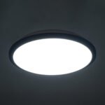 GLOBOSTAR® TUFFIN 60996 Φωτιστικό Πλαφονιέρα Οροφής LED 24W 2760lm 120° AC 220-240V Αδιάβροχο IP54 Ψυχρό Λευκό 6000K - Lumileds SMD Chip - Μαύρο Ματ & Λευκό Γαλακτερό - Μ30 x Π30 x Υ6.5cm - 3 Χρόνια Εγγύηση - Image 9