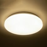 GLOBOSTAR® CELANO 61009 Φωτιστικό Πλαφονιέρα Οροφής LED 30W 2850lm 120° AC 220-240V Αδιάβροχο IP54 Φυσικό Λευκό 4500K - Lumileds SMD Chip - Λευκό Γαλακτερό - Μ33 x Π33 x Υ6cm - 3 Χρόνια Εγγύηση - Image 9