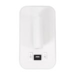 GLOBOSTAR® LADY-O 61364 Μοντέρνο Φωτιστικό Τοίχου - Απλίκα Ξενοδοχείου Reading Light με Φορτιστή USB 3A LED 10W 1000lm 36° & 360° AC 220-240V IP20 Φυσικό Λευκό 4500K - Bridgelux COB Chip & TÜV SÜD Driver - Λευκό Ματ - Μ10.5 x Π10 x Υ18.5cm - 3 Χρόνια Εγγύηση - Image 3