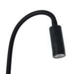 GLOBOSTAR® GOOSE 61690 Μοντέρνο Φωτιστικό Τοίχου - Απλίκα Ξενοδοχείου Reading Light LED 3W 300lm 36° AC 220-240V IP20 Θερμό Λευκό 2700K - CREE XPE Chip & TÜV SÜD Driver - Μαύρο Ματ - Μ6.5 x Π15 x Υ24.5cm - 3 Χρόνια Εγγύηση - Image 4