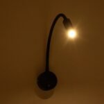 GLOBOSTAR® GOOSE 61690 Μοντέρνο Φωτιστικό Τοίχου - Απλίκα Ξενοδοχείου Reading Light LED 3W 300lm 36° AC 220-240V IP20 Θερμό Λευκό 2700K - CREE XPE Chip & TÜV SÜD Driver - Μαύρο Ματ - Μ6.5 x Π15 x Υ24.5cm - 3 Χρόνια Εγγύηση - Image 7