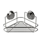 Ράφι γωνιακό με βεντούζες chrome Sealskin Elementals