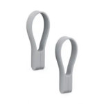 Zone Denmark Κρεμάστρες Πετσέτας Μαγνητικές Σετ 2 Τμχ 9 Εκ. - Loop Gull Grey