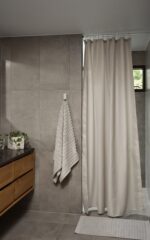 Zone Denmark Κουρτίνα Μπάνιου Υφασμάτινη 180x220 - Lux Soft Grey - Image 2