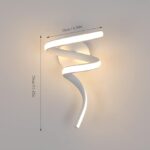 SE LED 19 PENZO WHITE WALL LAMP 15W 3CCT WITH MEMORY 2 YEARS WARRNTY Ζ3 - Image 2