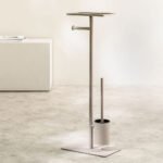 Brix greize σταντ χαρτιού υγείας + πιγκάλ με ράφι Sealskin - Image 6