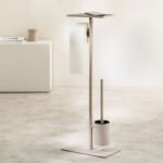 Brix greize σταντ χαρτιού υγείας + πιγκάλ με ράφι Sealskin - Image 7