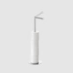 Industrial chrome χαρτοθήκη επιδαπέδια με θέση για ανταλλακτικά ρολά Sealskin - Image 4