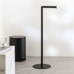 Industrial black χαρτοθήκη επιδαπέδια με θέση για ανταλλακτικά ρολά Sealskin - Image 4