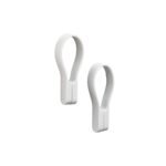 Zone Denmark Κρεμάστρες Πετσέτας Μαγνητικές Σετ 2 Τμχ 9 Εκ. - Loop Soft Grey