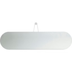 Zone Denmark Καθρέπτης Τοίχου Μεταλλικός 30x120 -A-Wall Mirror Soft Grey - Image 2