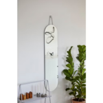 Zone Denmark Καθρέπτης Τοίχου Μεταλλικός 30x120 -A-Wall Mirror Soft Grey - Image 3