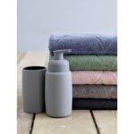 Södahl Δοχείο Κρεμοσάπουνου Stoneware 250 ml - Mono Grey - Image 4