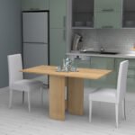 Τραπέζι Pepe Megapap επεκτεινόμενο χρώμα φυσικό οξιάς 28(56+56)x77x75εκ. - Image 2