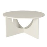 Τραπεζάκι σαλονιού Lemmar Megapap χρώμα sandstone Ø75x36,8εκ. - Image 8