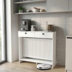 Κονσόλα - Κάλυμμα καλοριφέρ Opelya Megapap χρώμα λευκό 110x31,4x100εκ. - Image 7