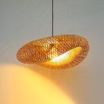SE21-CA-60 CANESHELL  PENDANT  BAMBOO STEEL  60*36*120cm  E27  2 YEARS WARRANTY - Image 2