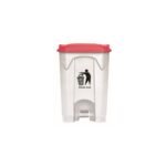 Κάδος Απορριμμάτων Πλαστικός 68L Κόκκινος – 49 x 42 x 72 cm