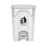 Κάδος Απορριμμάτων Πλαστικός 68L Λευκό – 49 x 42 x 72 cm