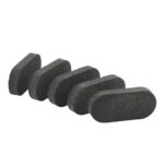 Zone Denmark Ανταλλακτικά Σφουγγάρια Σετ 5 Τμχ 14,8x6,8 Εκ. - Singles Black